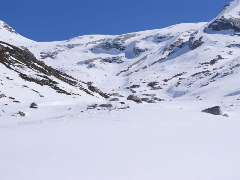 Ski alpinisme avec La Bessannaise - Col de Trièves (Bonneval) en ski de randonnée